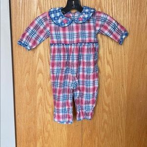 Esprit flannel onesie. Size 12months